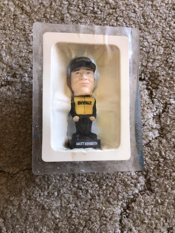 Matt Kenseth DeWalt 3” Mini Bobblehead New Cover