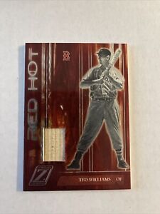 2005 Donruss Zenith Red Hot Game Used Bats /50 Ted Williams #RH-7 HOF