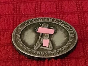 Hobo Nickle Beautiful Girl Part Of Unique Coin Collection - Picture 1 of 2