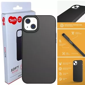Funda delgada a prueba de golpes Tech21 Evo lite para iPhone 14 13 12 Mini Pro Max Plus - Imagen 1 de 11