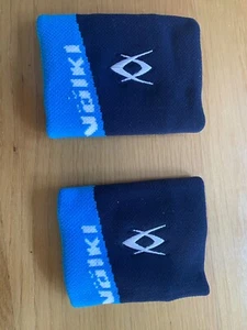 New Volkl Pair 5 Inch Tennis Wrist Bands VT 5207 Navy blue Super absorbent - Picture 1 of 3