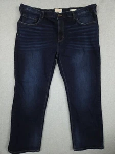 Weatherproof Vintage Jeans Mens Size 44x32 Relaxed Straight Leg Denim Blue Jeans - Picture 1 of 10