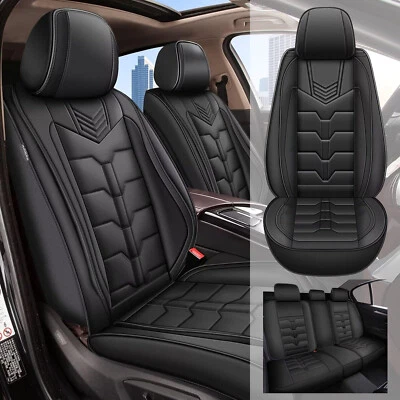 For LINCOLN MKX 2008-2018 Car Seat Cover Protector Pad Faux Leather Full Set Foto 1 de 4