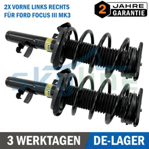 1Paar Federbeine Vorne Links Rechts Stoßdämpfer Für Ford Focus III MK3 1.6 TDCi - Bild 1 von 9