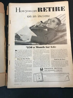 October 1933 Popular Science Magazine -Missing Cover- Foto 1 de 2