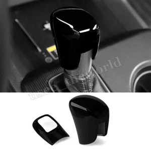 Gloss Black Gear Shift Knob Cover Trim For Honda Civic 11th 2022 2023 2024 2025 - Picture 1 of 10
