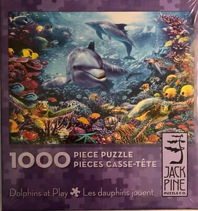 Jack Pine für Cobble Hill Delfine beim Spielen Puzzle ~ 1.000 Teile - Bild 1 von 1