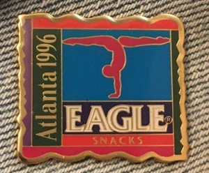 Pin olímpico de gimnasia ~ pictograma ~ patrocinador ~ bocadillos águila ~ Juegos de verano de Atlanta 1996 - Imagen 1 de 1