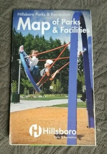 Hillsboro Oregon Map Of Parks & Recreation - Picture 1 of 1