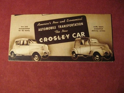 1938 Crosley продажи брошюра буклет каталог старый оригинал - Изображение 1 из 4