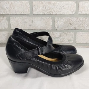 Clarks Emily 2 Mabel Leder Heels schwarz Mary Jane Style Dark Academia weich Goth - Bild 1 von 9