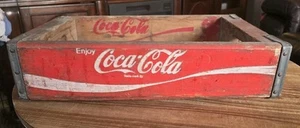 1970 Lubbock Texas Coca Cola Bottle Crate AWESOME - Picture 1 of 10
