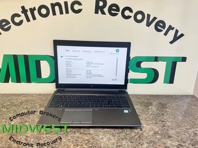 HP ZBook 15 G6 i7-9750H 2.6GHz 16GB 256GB SSD - Image 1 of 4