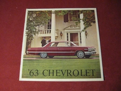 Chevy Impala Belair 1963 folleto de ventas folleto catálogo original antiguo Foto 1 de 4