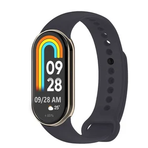 Correa de repuesto para Xiaomi Mi Band 9 y Mi Band 8, color gris oscuro, silicona - Imagen 1 de 7