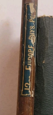 Vintage 1948Denoyer-Geppert J2 Europa Política Pull Down Mapa de Sala de Aula Escolar - Imagem 1 de 4