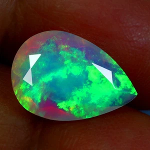 2.80 Ct IF Pear 14.8 x 10.2 MM 100% Natural Multi Colors Dancing Welo Opal - Picture 1 of 5