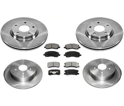 Se adapta a Jeep Compass 07-16 con rotores traseros de 302 mm rotor de freno de disco delantero y trasero Foto 1 de 4