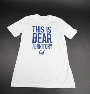 California Golden Bears Nike Short Sleeve Shirt Men's White Used - Picture 1 of 7