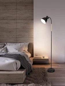 E27 Stehlampe Vintage Wohnzimmer Lampe Bogenlampe Standleuchte Industrial MAX60W - Bild 1 von 10