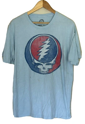 Grateful Dead Shirt Short Sleeve Crew Neck Concert Shirt Blue Ripple Junction XL - Image 1 of 4