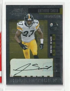 Boleto de novato Anthony Smith Auto 2006 Panini Playoff Contenders #206 Aliz - Imagen 1 de 3
