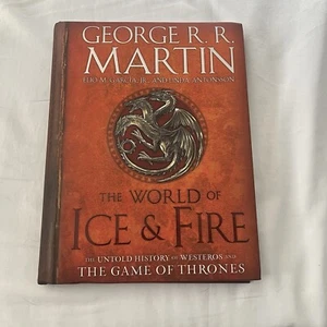 George R. R. Martin The World Of Ice & Fire Game Of Thrones Hardback Book - Picture 1 of 7