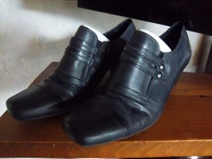 Damen Pumps Hochfront "Marco Tozzi" Navy - dunkelblau Gr. 41 - 7 Echt Leder NEU - Bild 1 von 4