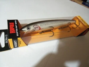 1 Rapala Scatter Rap Husky 13 Lure SCRH13 SSH Silver Shiner NIP - Picture 1 of 7