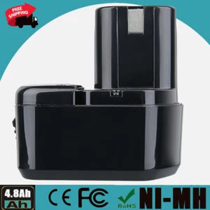 12V für Hitachi EB1214S EB1212S NI-MH 4800MAh Akku EB1214L EB1220BL FWH 12DD - Bild 1 von 13