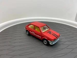 Hot Wheels LEO INDIA FIAT WALT DISNEY WORLD RED W/ WHITE WRITING - Picture 1 of 5