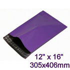 10 Violet Mailing Postage Parcel Bags 305x406mm Purple Self Seal Poly Envelopes