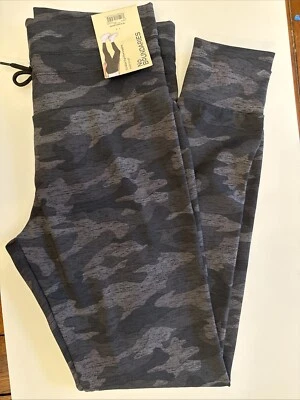 Leggings No Boundaries Camuflados Negros Gris Corbata Cintura Alto Tobillo S/M - Nuevos Foto 1 de 4