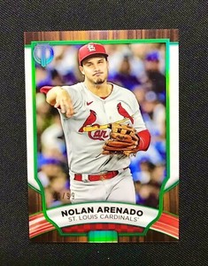 Nolan Arenado /99 🔥 Green Refractor 2022 Topps Tribute #76 Free Shipping