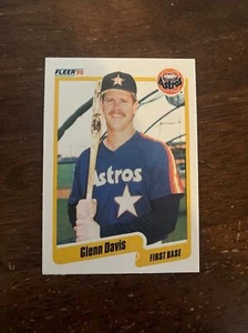 Glenn Davis - Houston Astros - Fleer 1990 - Acquista 2 ricevi 1 gratis - Foto 1 di 3