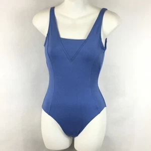 Capezio Damen Tank Trikot blau gerade vorne V-Ausschnitt Prinzessinnennaht SM 4-6 - Bild 1 von 7