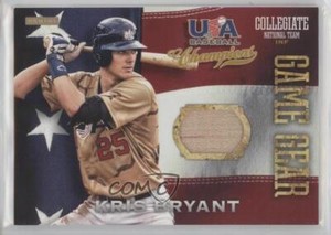 2013 Panini USA Baseball Champions Game Gear Bats Kris Bryant #1