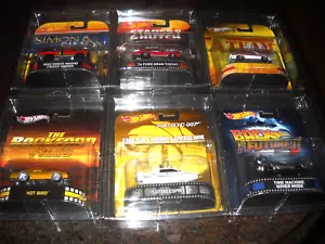 HOT WHEELS*RETRO ENTERTAINMENT***LOT of 6***NICE TV SHOWS ?? WITH PROTECTO PACKS - Picture 1 of 8