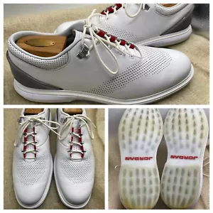 Mens NIKE JORDAN ADG 4 Golf Shoes, White Cement / Red, DM0103-105 US Size 9.5 - Picture 1 of 19