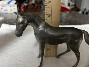 Vintage Pewter Horse Figurine 4-5’’. B-B - Picture 1 of 8