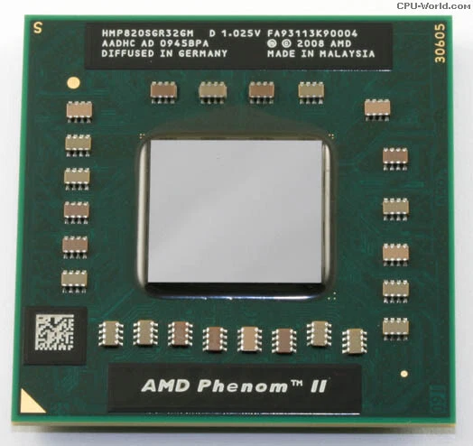CPU AMD Phenom II Triple-Core Mobile P820 - HMP820SGR32GM Processor - Image 1 of 1