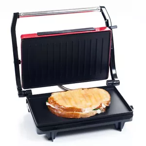 Countertop Panini Press Nonstick Plates Breakfast Grill Sandwich Maker Kitchen - Picture 1 of 2