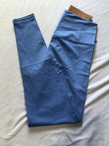 Blaue gerippte Leggings Größe M Blau - Bild 1 von 6