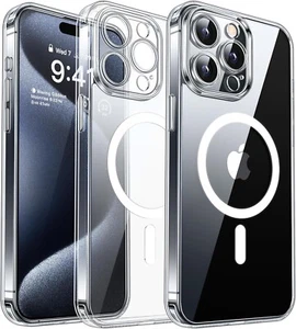 Cover Custodia MagSafe per Apple iPhone 11 12 13 14 15 16 Protezione Camera - Foto 1 di 18