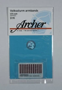 Bracciali Archer 1/35 Volkssturm Wehrmacht milizia nazionale tedesca seconda guerra mondiale AR99063D - Foto 1 di 1