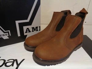 Stivali marroni nuovi Amblers Aldingham impermeabili resistenti all'olio - Foto 1 di 2