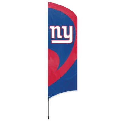 NEW YORK GIANTS Equipo Alto Swooper Bandera DOBLE CARA Tailgating Bandera Poste Kit  Foto 1 de 2