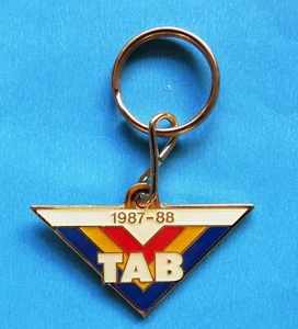 1987-88 Collectable Enamel Key Ring: TAB - Picture 1 of 2