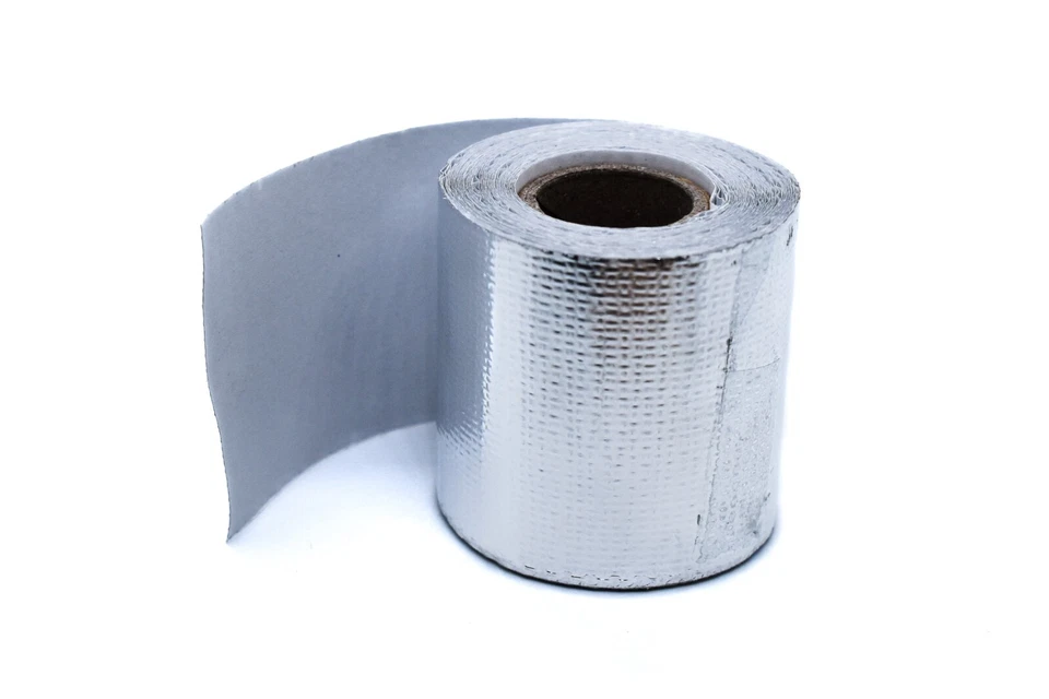 5m x 50mm Silber Hitzeschutz Isoliertape selbstklebend Klebeband reflektierend - Bild 1 von 4