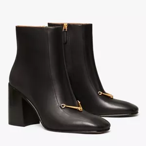 Tory Burch Botas Negra Eslace Ecuestre 9.5 - Imagen 1 de 5